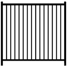 1 inch rail cheap metal fence with 5/8 inch balusters